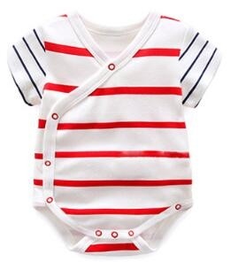 180 G 100% Cotton Summer Unisex Baby Wear With All Over Prints Placket