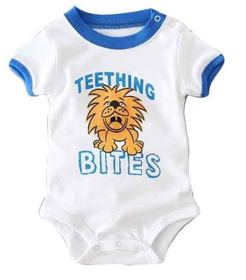 OEM Breathable Soft Baby Short Bodysuit 100% Cotton For Newborn Baby Boy