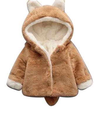Winter Cardigan Animal Baby Clothes Embroidery With Zipper Childrens Clothing